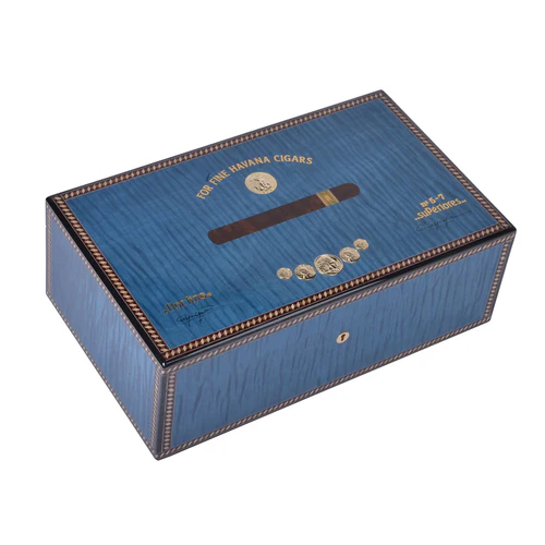1289 Cigar Humidor Sky Blue 50-75ct