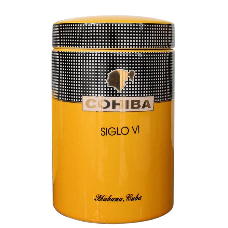 0530 Humidor Ceramic jar Yellow — φωτογραφία 1 από 1